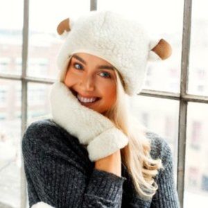 Super cute hat with sheep ears